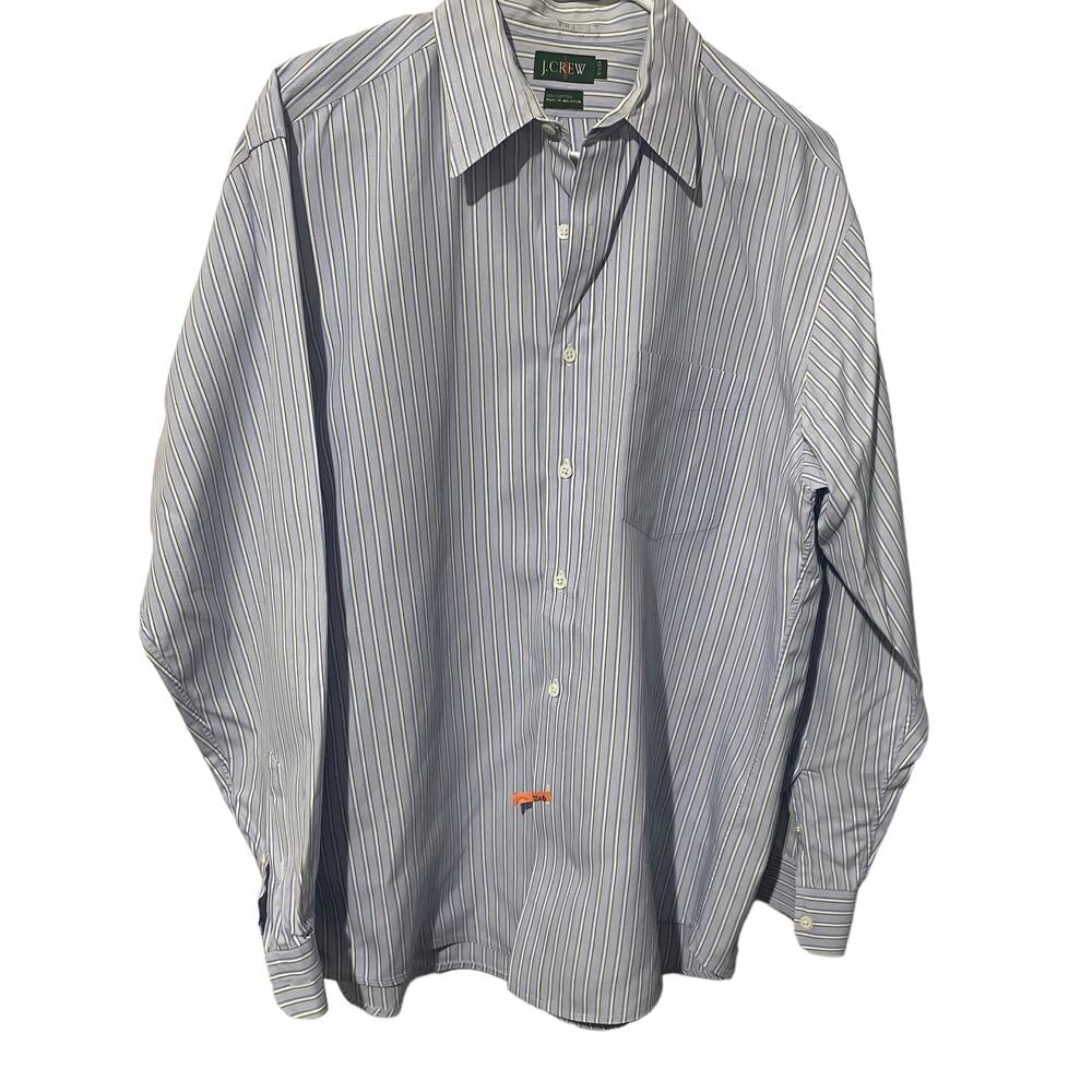 J Crew Striped Button Down Men’s Shirt